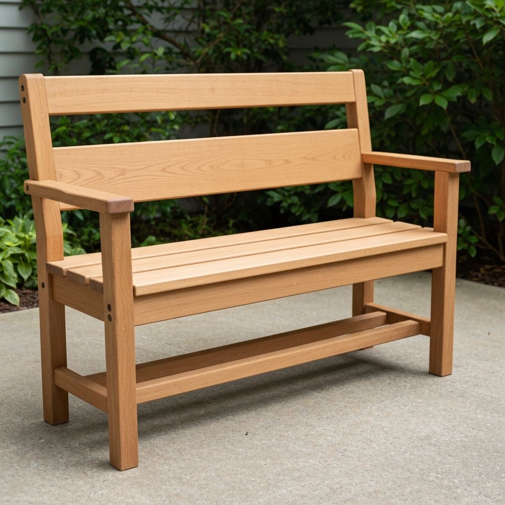 Деревянная лавка